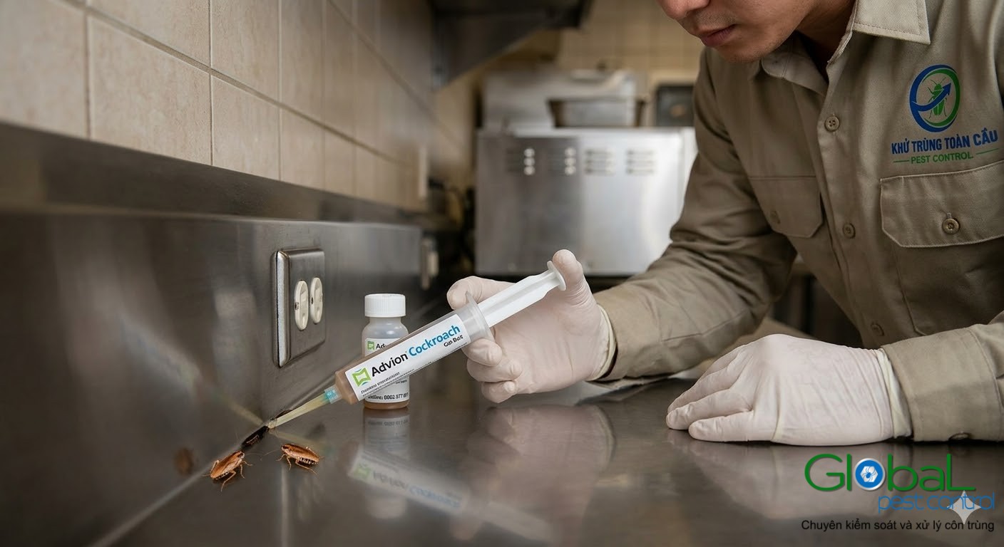 Dịch Vụ Kiểm Soát Gián Đức Định Kỳ